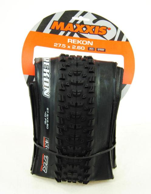 Maxxis, Rekon, 27.5x2.60, Folding, 3C Maxx Terra, Tubeless Ready, EX, 120TPI, 35PSI, Black