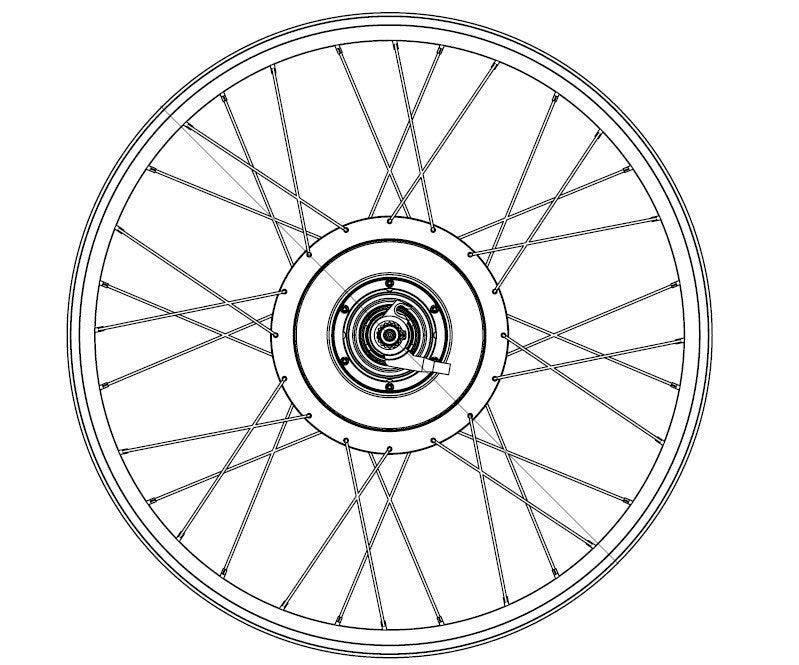 Stromer - Wheel RW0ST2 Rear Wheel for Belt Drive ST2