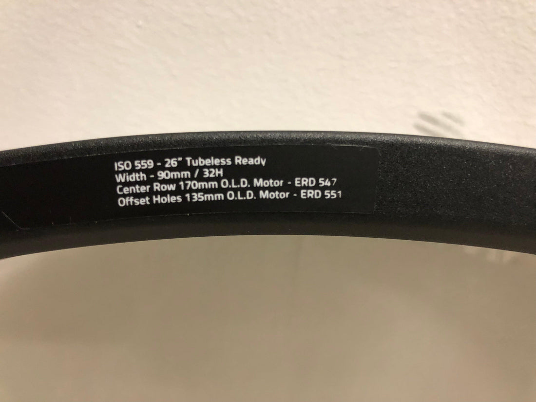 BionX GIANT Fat Bike Rim FH85 RIM-170mm/135mm