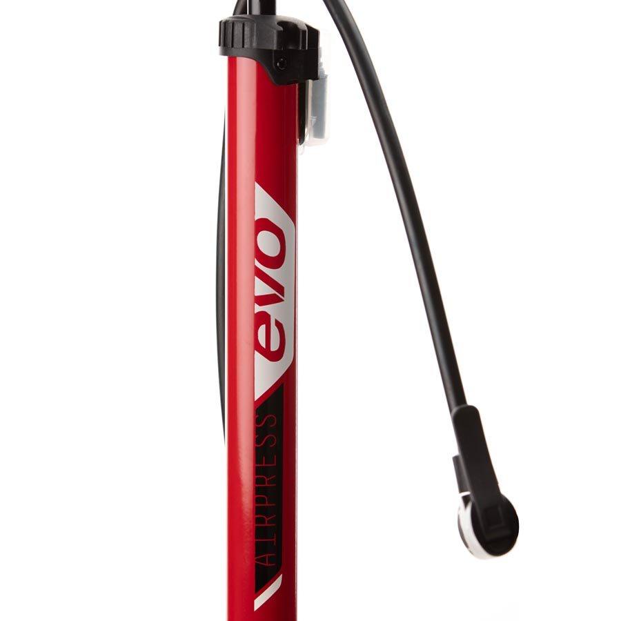 Evo AirPress Floor Pump Smarthead 120psi Red