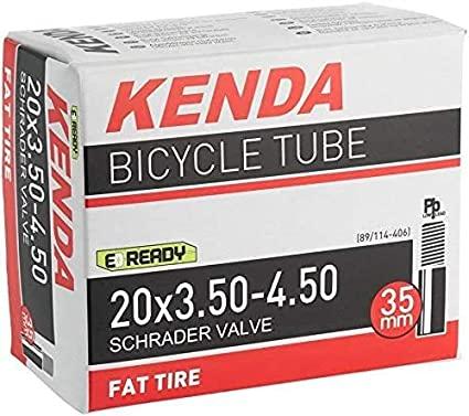 KENDA 20" x 3.50" - 4.00" Fat Tire Tube SV