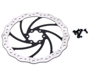 Tektro Brake Rotor TR180mm includes mounting bolts (Stromer)